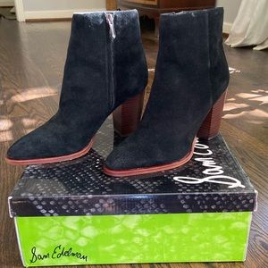 NWT Sam Edelman Blake Bootie in Black